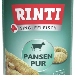 Sparpaket 6 x 400 g Rinti Singlefleisch Pansen pur Hunde Nassfutter Sonderaktion